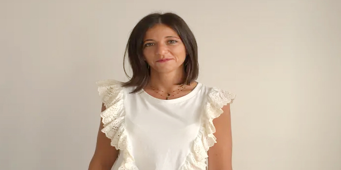 Chiara, responsabile del negozio Tea Energia di Asola
