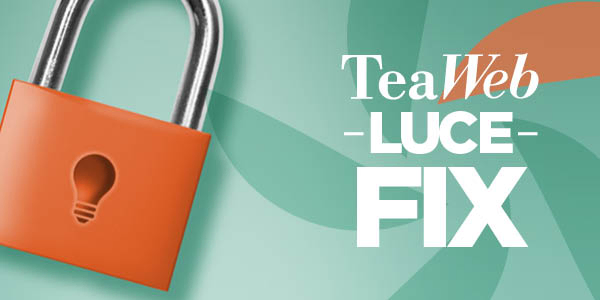 lucchetto con logo offerta TeaWeb Luce Fix