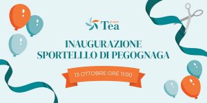 Locandina inaugurazione sportello di Pegognaga