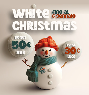 pupazzo di neve grafica promozione white christmas