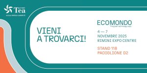 Locandina, Gruppo Tea partecipa a Ecomondo 2025